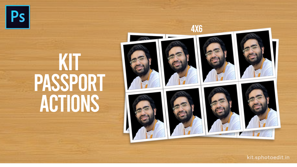 Free Actions for Passport Size | Adobe Photoshop 